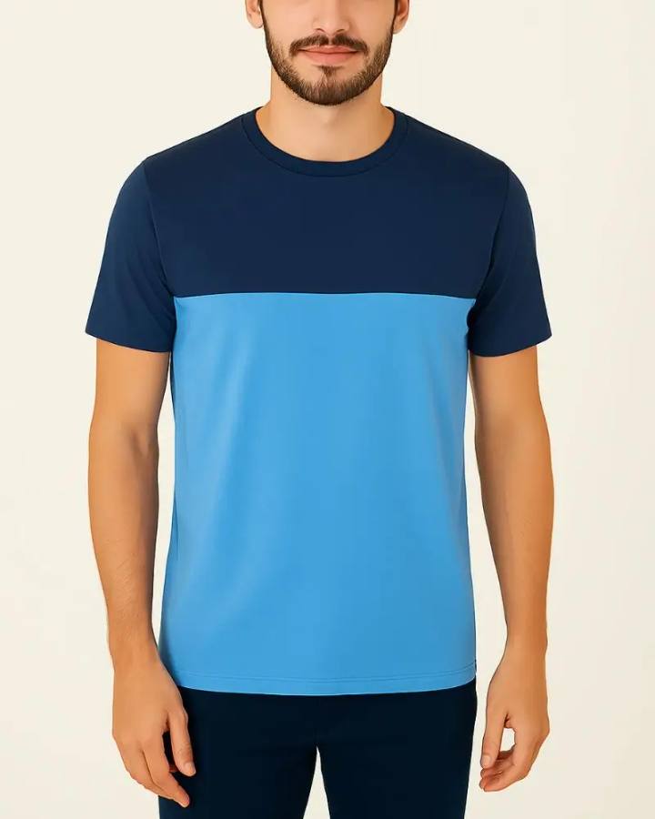 Camiseta com Recorte em Malha Premium