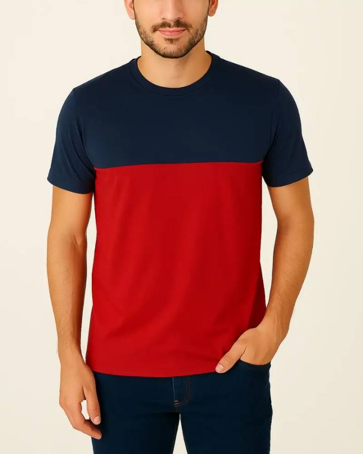 Camiseta com Recorte em Malha Premium