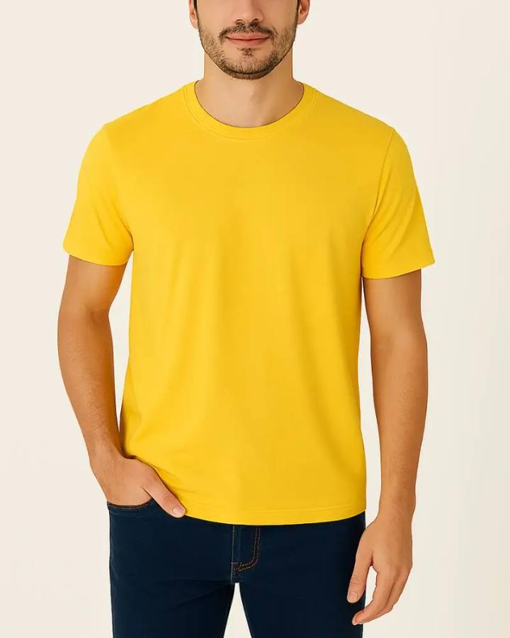 Camiseta Masculina Básica 100% Algodão