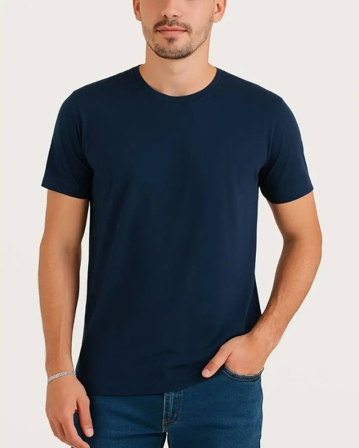 Camiseta Masculina Básica 100% Algodão