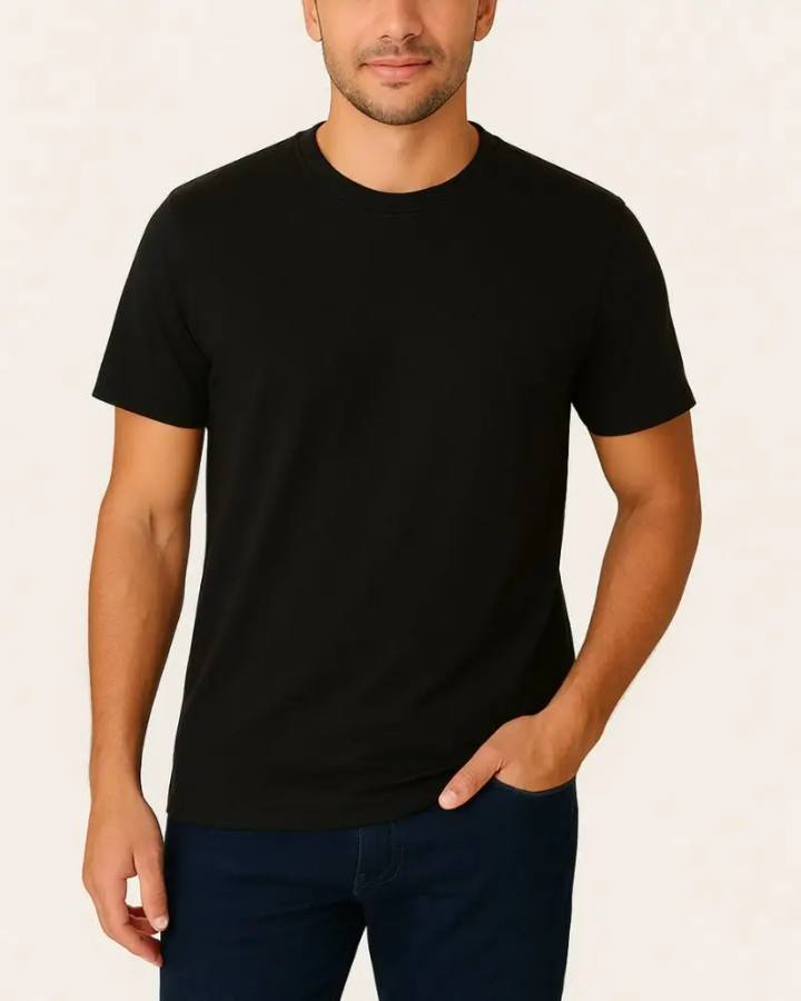 Camiseta Masculina Básica 100% Algodão
